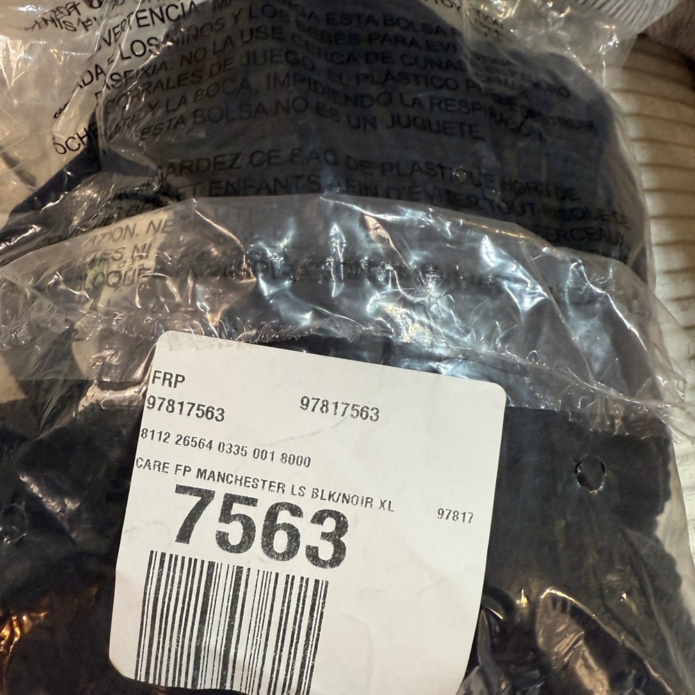 Care FP Manchester Long Sleeve-Black-XL - Picture 10 of 10